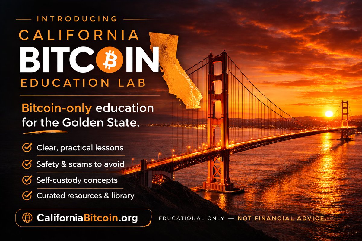 California Bitcoin Education Lab tweet media