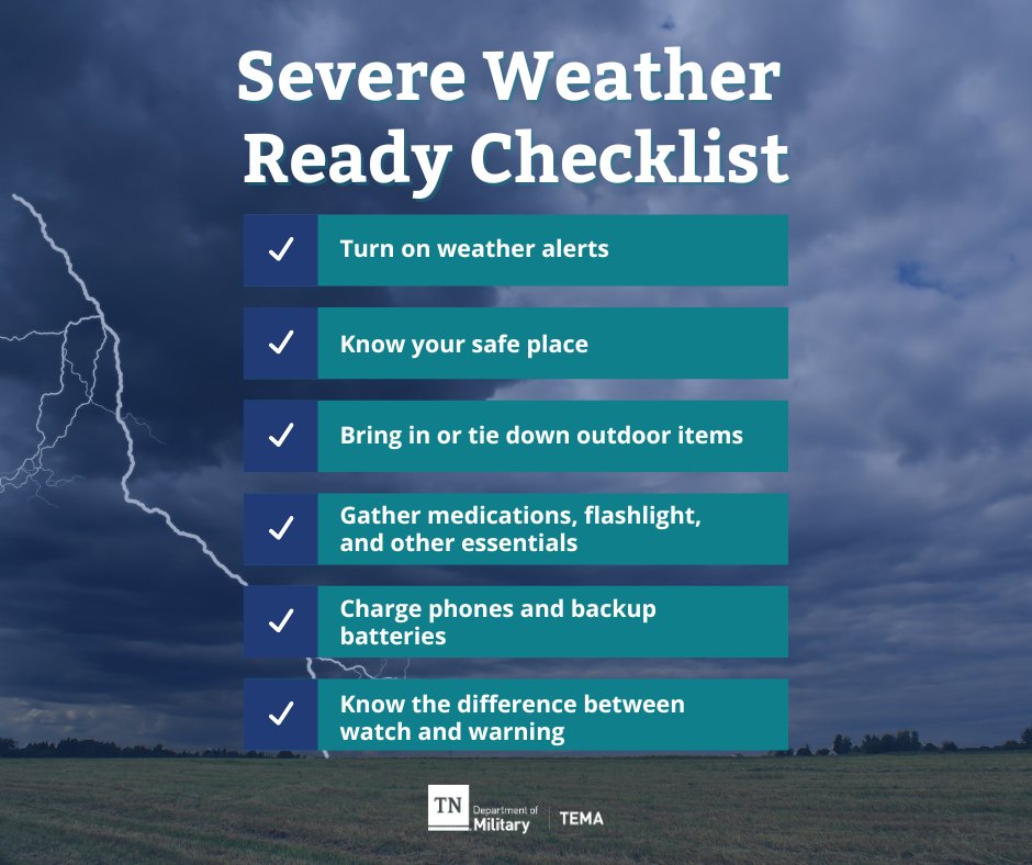 Tennessee Emergency Management Agency (TEMA) tweet media