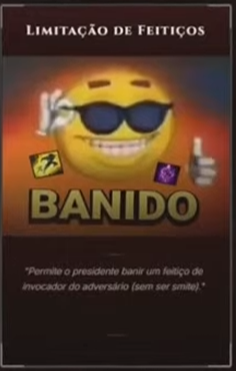 redCown's tweet photo. @StoneDYooDa @StoneDYooDa essa carta foi usada errada, não? Quando é sorteio duplo, o texto diz que bane um feitiço da PARTIDA e não do ADVERSÁRIO. Ou seja, se o Revolta bane o Flash, ninguém pode usar Flash. Daí o Arthur Lanches tinha que banir outro feitiço pra ninguém usar na partida. https://t.co/aJGm812tON