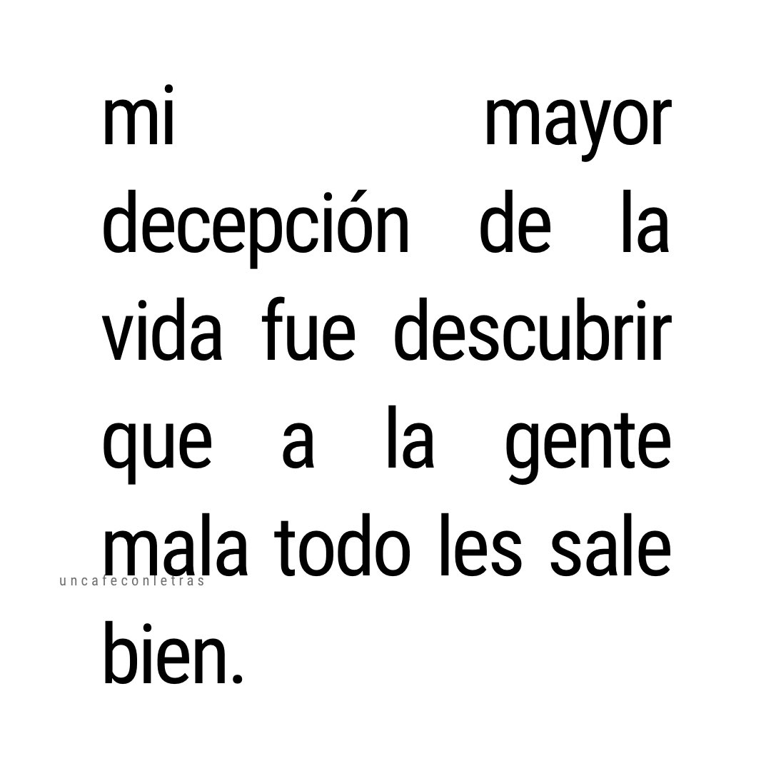 menuda decepción