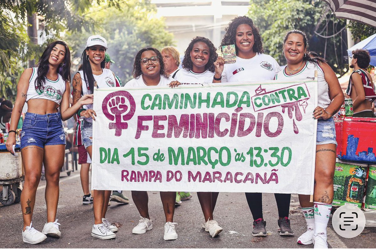Orgulho dessas Meninas da Baixada e do Bonde dos 4️⃣0️⃣, que tomaram a iniciativa convidaram meninas de outras Torcidas e foram abraçadas pelas meninas da TFF e outros movimentos de Mulheres.

Vocês são GIGANTE.
Amanhã caminhada das mulheres.
Concentração 13h na  Rampa do Metrô.