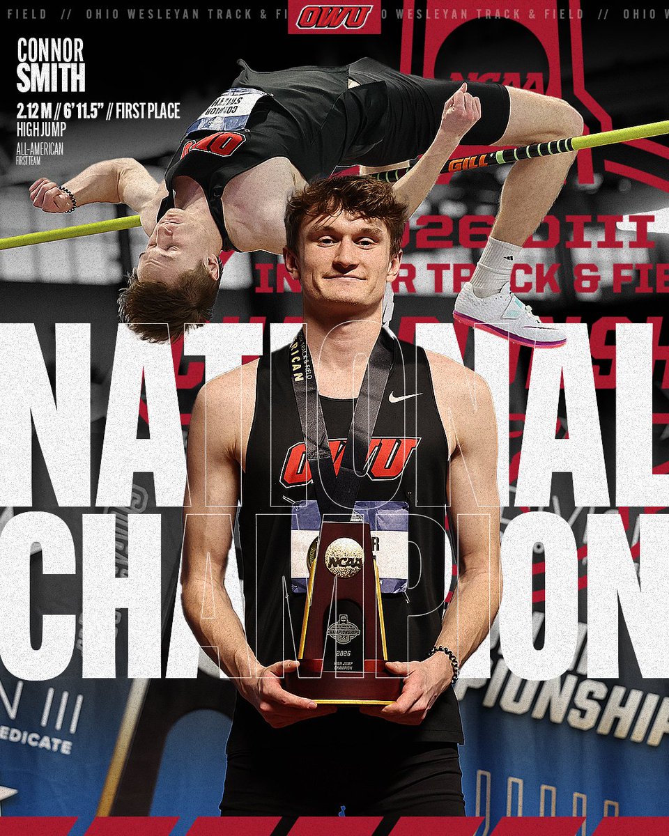 Ohio Wesleyan University Athletics tweet media