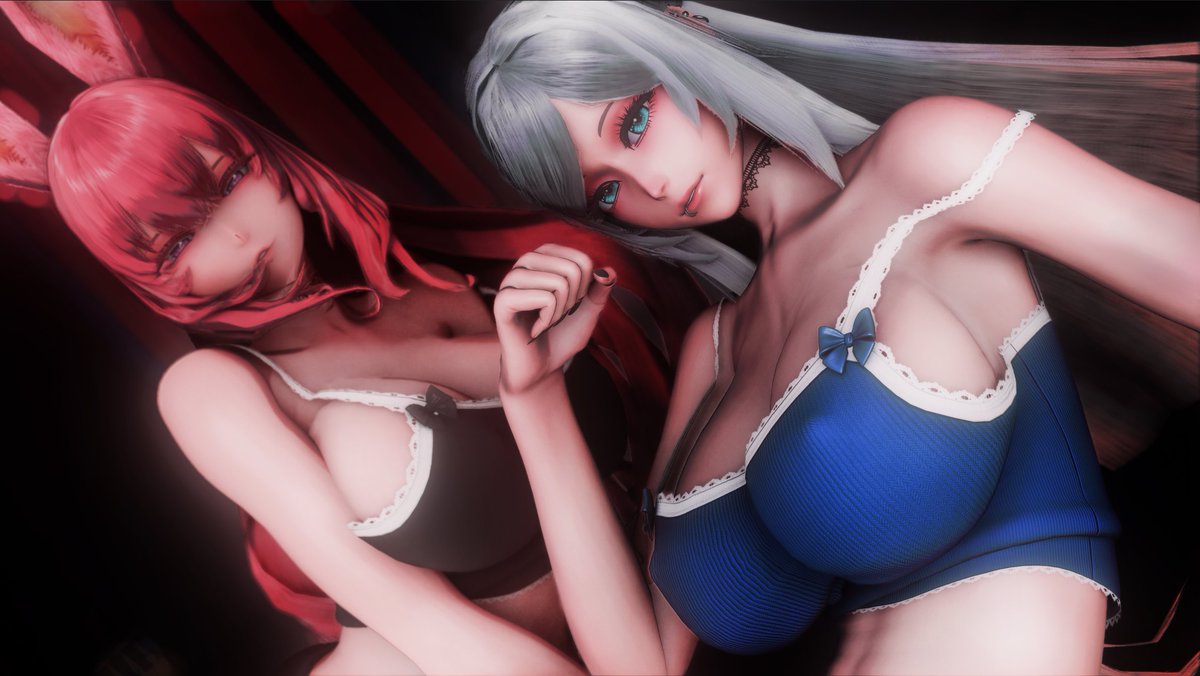 VipezPSO2's tweet photo. 🖤#PSO2NGS_SS 
💙#メンテの日じゃないけどssを貼る https://t.co/MOqPmDyTn8