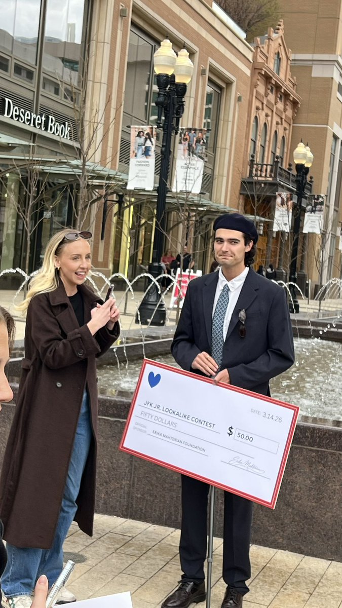 Salt Lake, we have a JFK Jr Lookalike