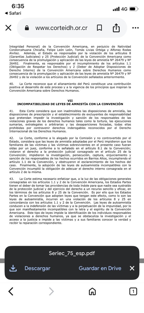 Hace 25 años la <a href="/CorteIDH/">Corte Interamericana de Derechos Humanos</a> emitió la sentencia del caso Barrios Altos Vs Perú. Una decisión histórica en la que declaró que las leyes de amnistía de 1995, dictadas por el régimen fujimorista, carecían de efectos jurídicos y que eran inadmisibles para el derecho internacional.