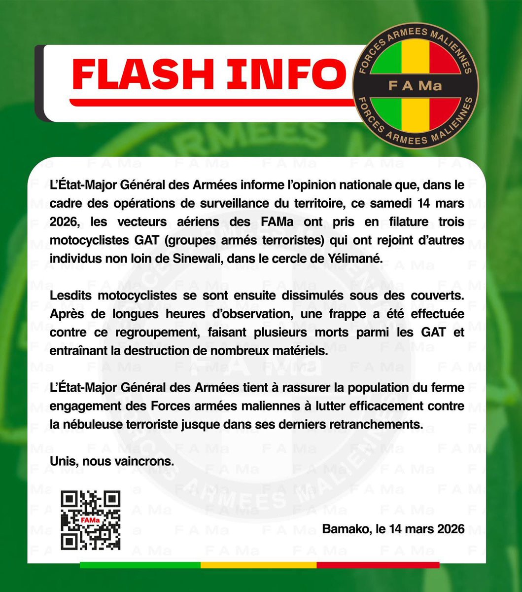 Said_du_Mali's tweet image. Les Forces armées maliennes 🇲🇱 à Yélimané @DirpaFa