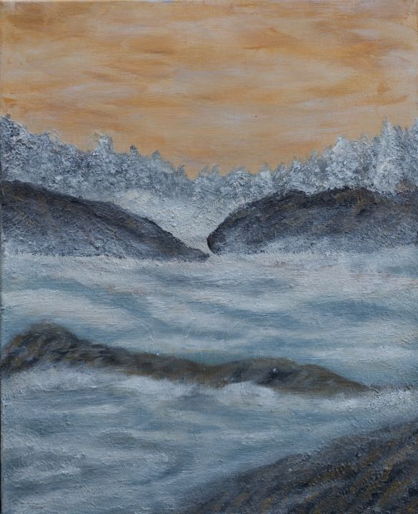 Gudriniece's tweet photo. Art of the Day! "Neverending Mist". Buy at: https://t.co/eidD58GnBH https://t.co/lH0gTccem1