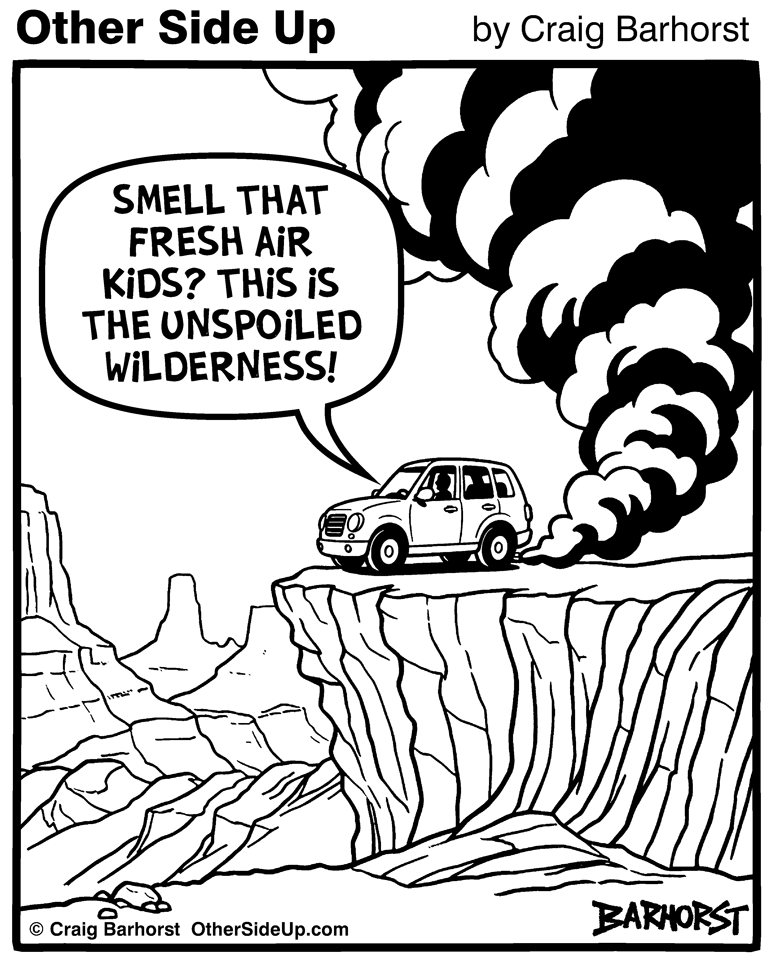 New Comic "Smell That Fresh Air" (Black &amp; White Version).  #comics #webcomics #osup