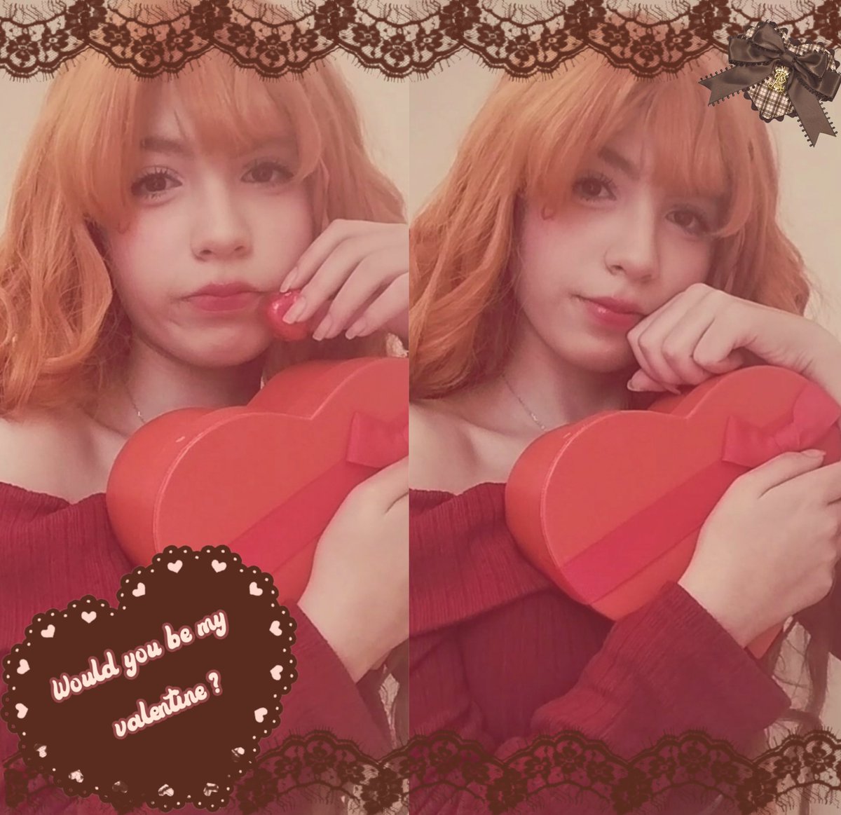Maoisstrawberry's tweet photo. VERY late Tamavalentine cosplay that i didn't post on here because i was scared lol #tamarack #ourlifenowandforever https://t.co/l6uMbAevVo