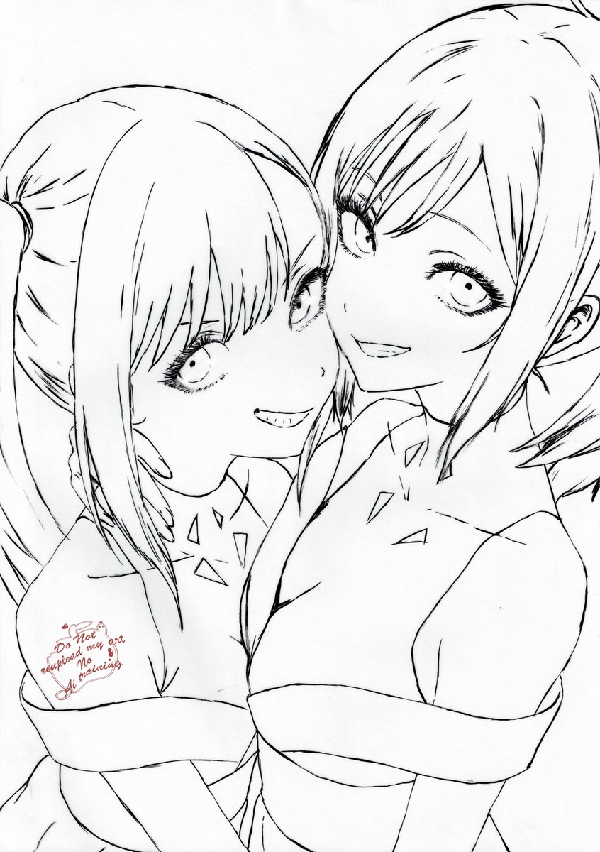 かぐやと彩葉。筆ペン画&線画抜き版
とにかく可愛くて困る(≧⩌≦꒢* )

#超かぐや姫 