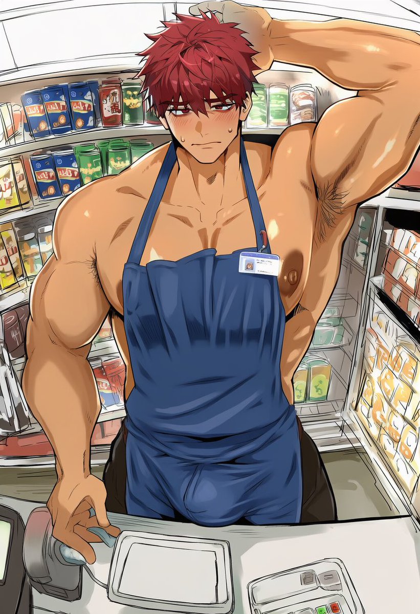 Linggo_eroo's tweet photo. I don’t want to work…💦 Ah⁉️💦  Welcome, Pain’s Fruit Shop‼️ https://t.co/uBvobOfTY9