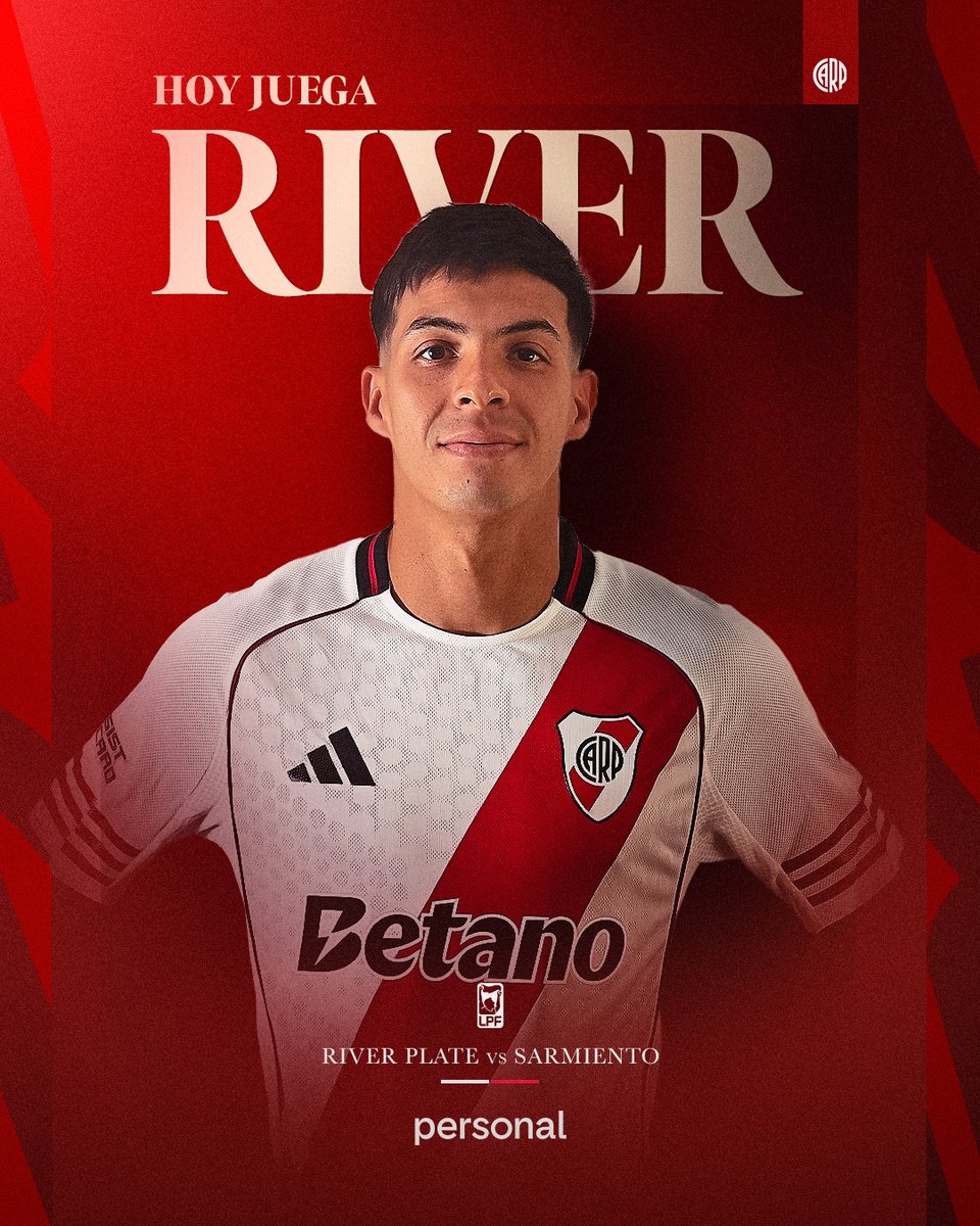 RiverPlate's tweet photo. ¡HOY JUEGA RIVER! ⚪🔴⚪ https://t.co/LNI3wD1lRy