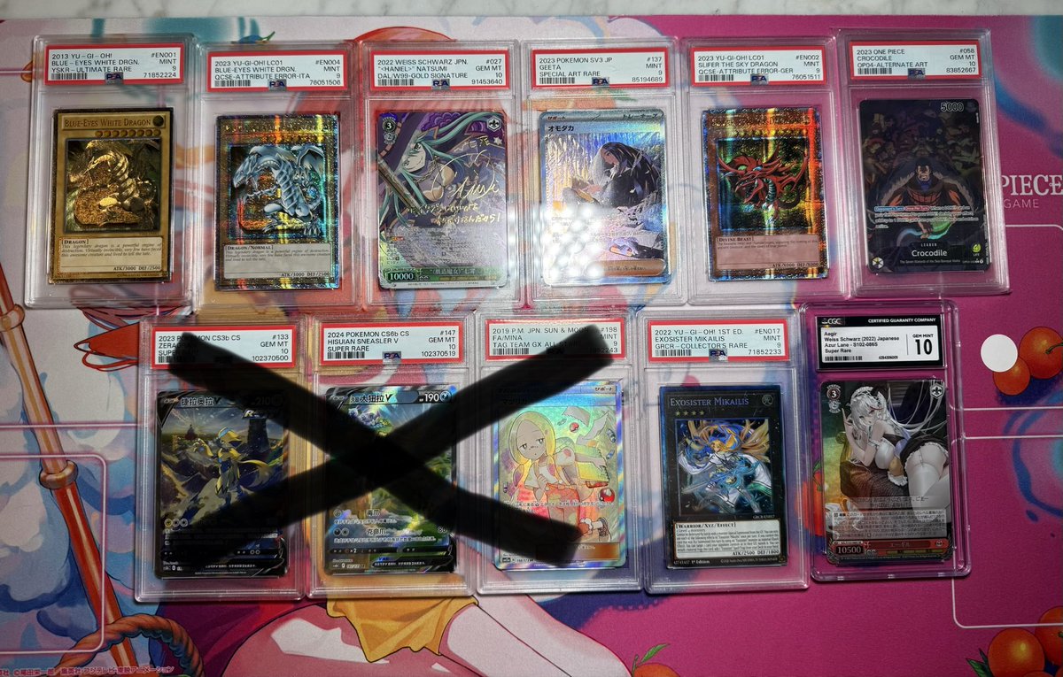 Official “Pick your slabs” giveaway round 2 of 4.

Each week 1 winner will get to pick 5 slabs from the slabs pictured below. I’ll update the slabs picked each week.

Rules;
Like
Follow &amp; Retweet

First winner drawn 3/20 @ 10pm est
US Shipping only
GL everyone!