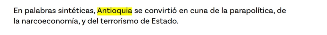 Toda Antioquia debe conocer este ataque de Cepeda. Esta ha sido una región que se ha construido con trabajo honesto, su gente es ejemplo de pujanza. Han superado la violencia con determinación.
