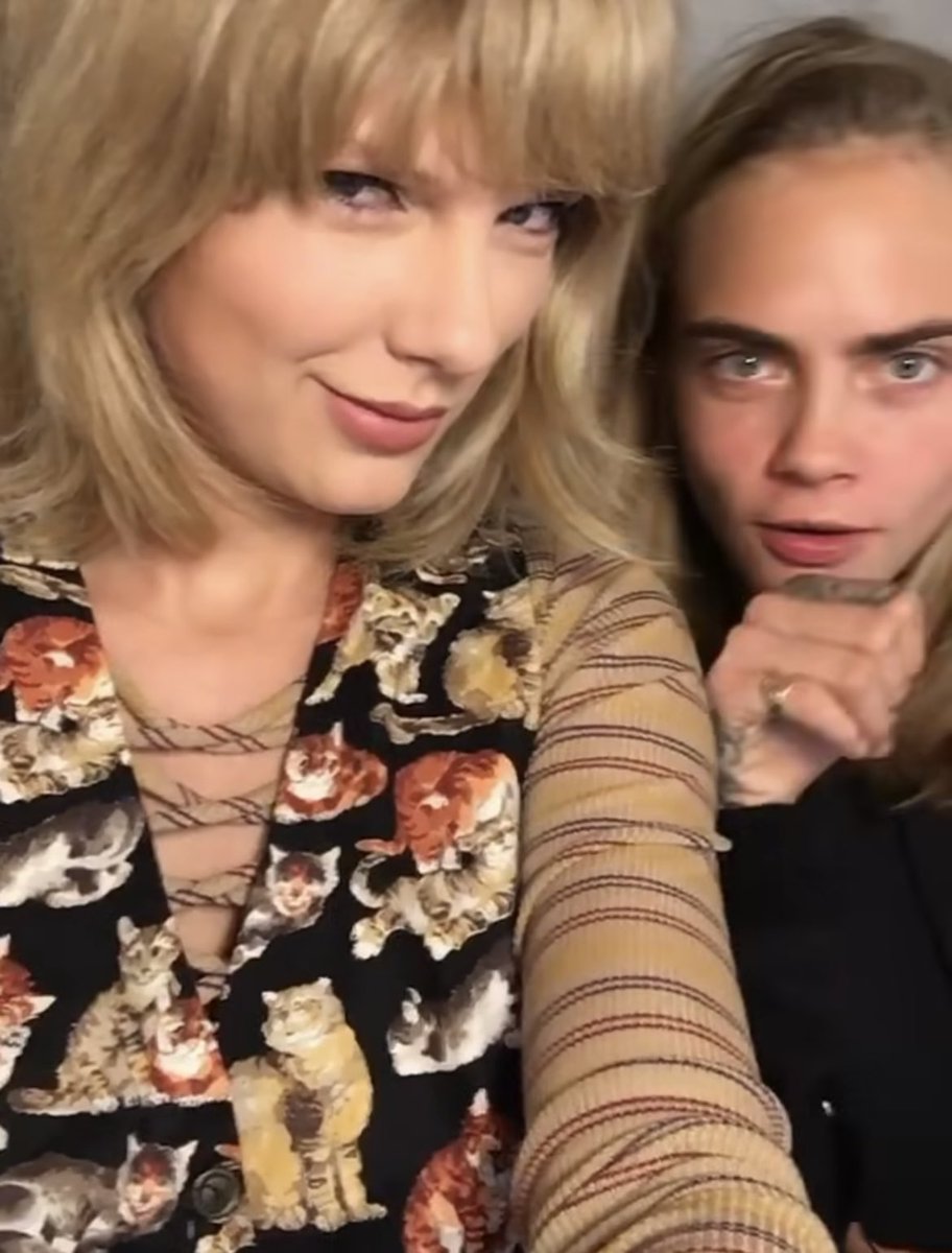 taylor swift and cara delevingne (2016) #taylorswift #caradelevingne