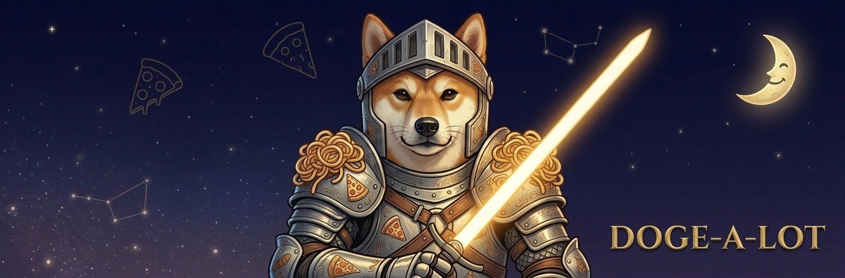 doge_lot's tweet photo. Armor polished. Noodles boiled. The legion is gathering. 🛡️🍜
​They said one Doge was enough. We said we need A LOT to conquer the Solana realm.
​Introducing Doge A Lot ($DAL)—The Knight of the Noodle Armor. We don't just bark; we march. 🐕‍🦺⚔️
​#DogeALot #Solana #SOL #Memecoin https://t.co/6iBzSi5WsH