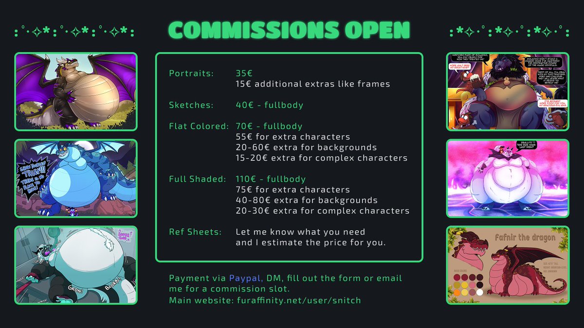 Snitch - Commissions Open! tweet media
