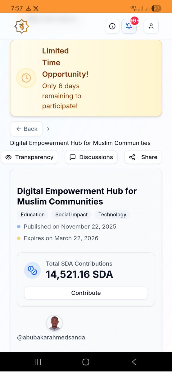 fireflygold09's tweet image. Digital Empowerment Hub
From learning to earning 💡💰
Our platform teaches practical digital skills so Muslims can build halal online businesses and participate in the global digital economy.
#HalalEntrepreneurship #DigitalBusiness #MuslimStartups #TechSkills
PROJECT LINK:👇👇👇