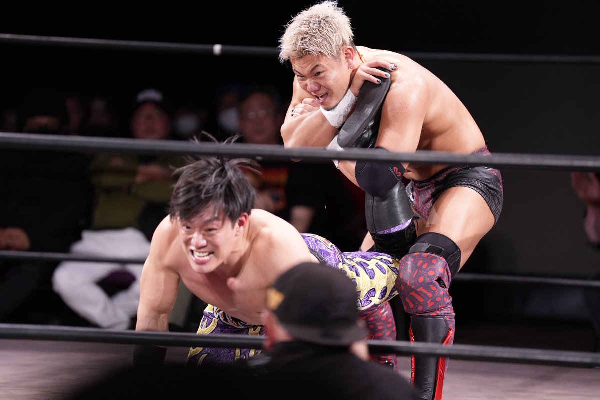 michi_gara's tweet image. バチバチにやり合う石田凱士選手とT-Hawk選手

くまもと駅前プロレス2026春の陣
2026.3.14くまもと森都心プラザ

#くまもと駅前プロレス 
#GLATE #石田凱士 #THawk