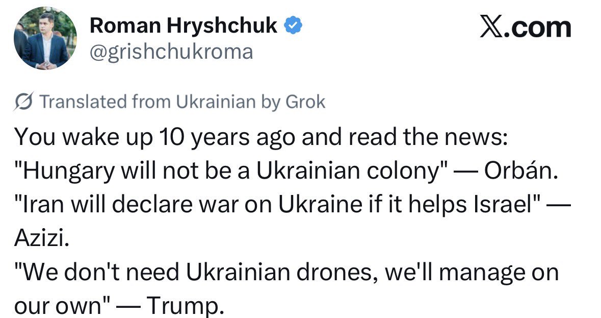 Ukraine is now a great power

Ten years can change a lot