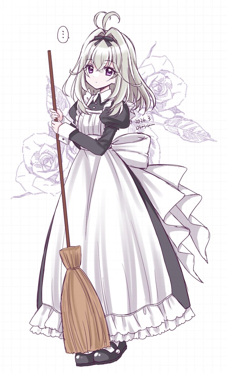 クラシカルメイドるるか
らくがき