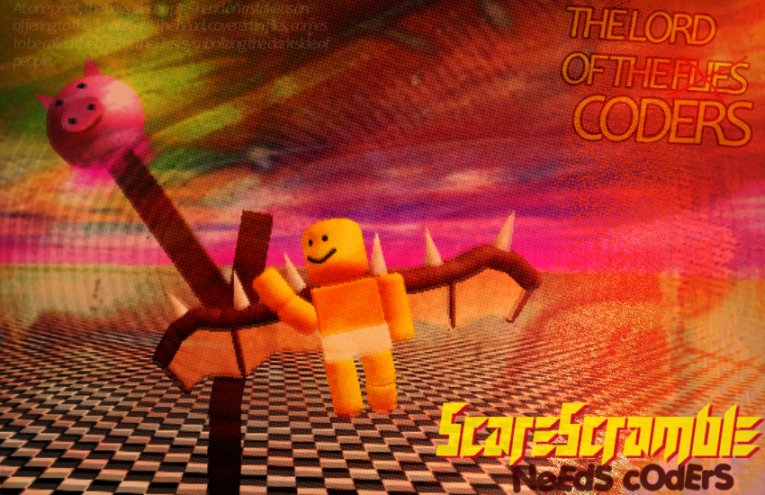 Miscloud153947's tweet photo. SCARESCRAMBLE: AN JUGGERNAUNT-PARTY-RNG GAME
(with other mechanics)
WE NEED CODERS AND FEMALE VOICE ACTORS
hashtags: #selfpromotion #selfpromo #asym #RobloxDev #RobloxDevs #robloxdevs #weneedcodersbro #LUAcoding #Roblox #voiceacting #hiring #forhire #hiring https://t.co/7akyEY4cXe