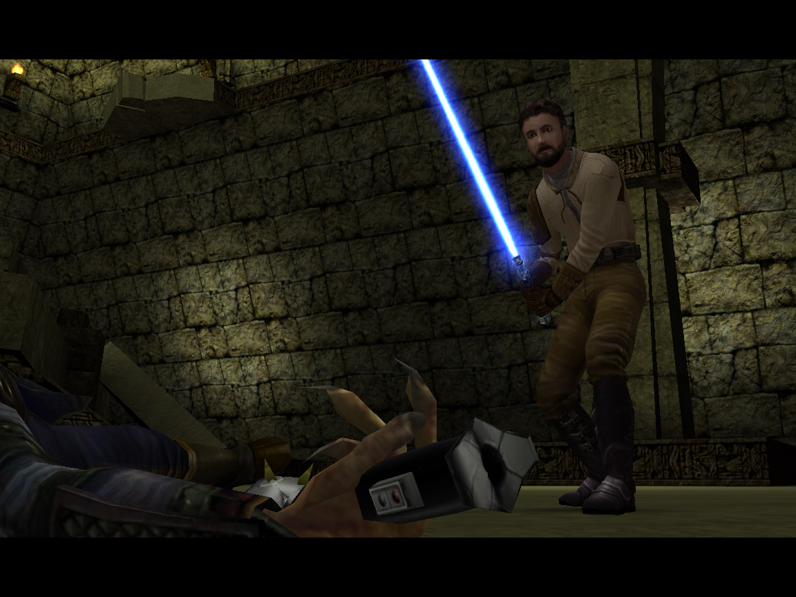 Insane. The first level was so hard I switched to from regular to easy mode. The last level was so easy on easy that I killed Desann in just a few blows.