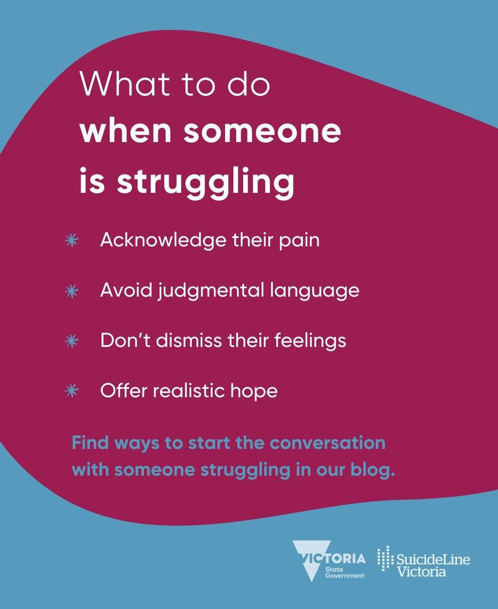 SuicideLine Victoria tweet media