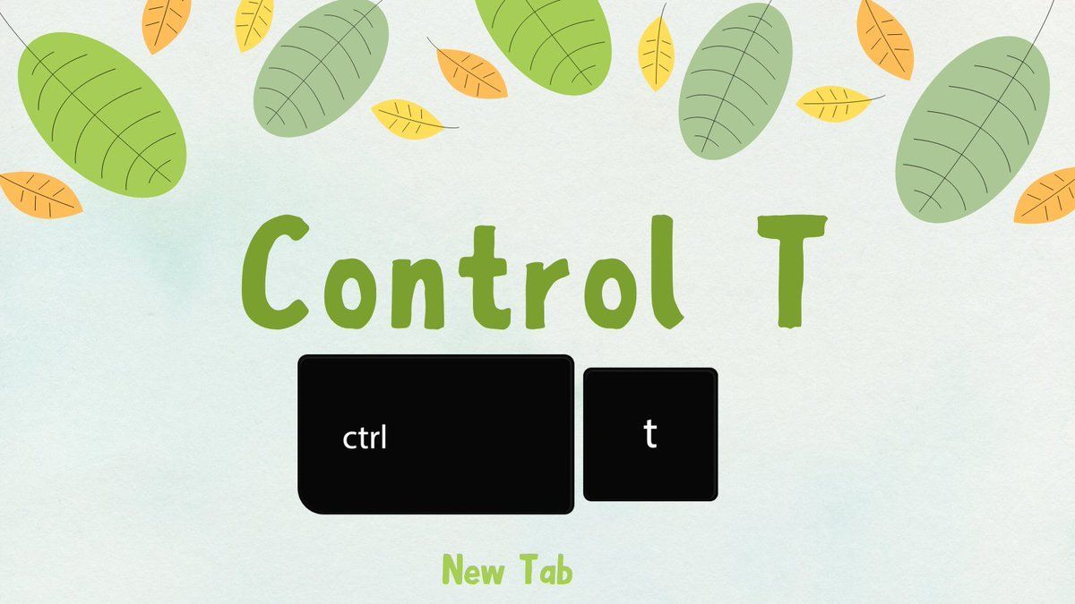 alicekeeler's tweet photo. Control T opens a new tab. Control W closes it.   

#keytips #googleEDU https://t.co/EGUexW6a6W