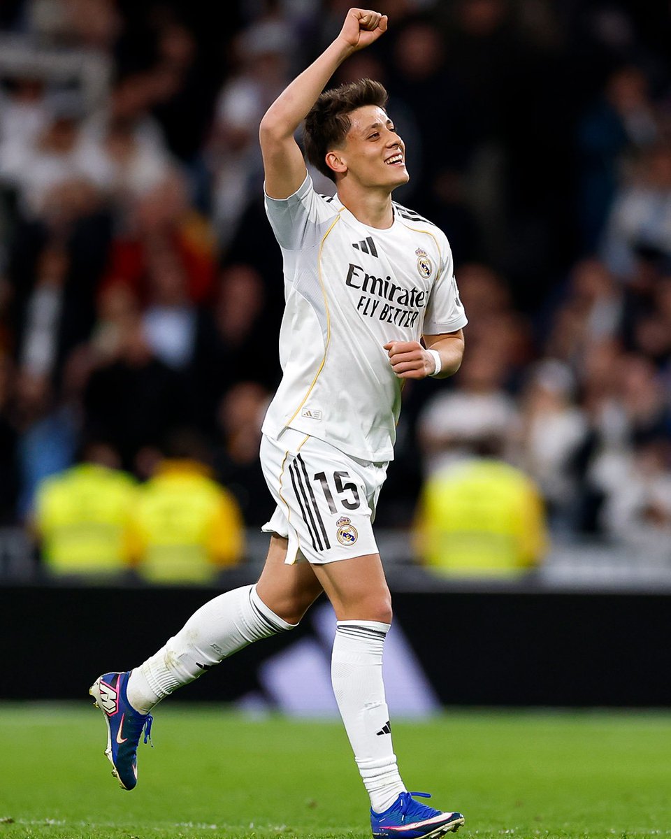 realmadrid's tweet photo. 💬 @10ArdaGuler: "Estoy muy feliz, ha sido un golazo".
🎙️ Declaraciones completas ➡️ RM Play