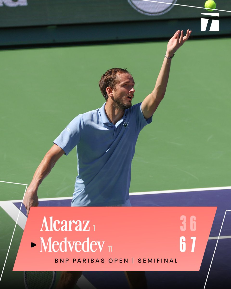 Medvedev hands Alcaraz his first loss of the season 😤😤

#TennisParadise