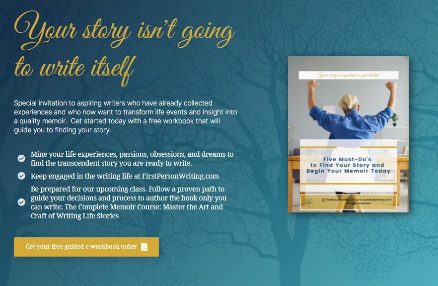 Write your true story, memoir, or essay and give your life experience voice and legacy.

Read more 👉 lttr.ai/Aor8C

#Writememoir #CreativeNonfiction #onlineWritingCourse