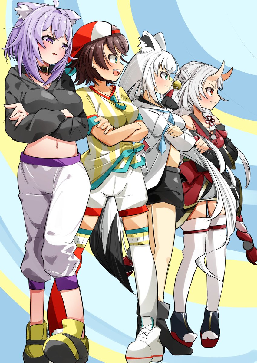 猫又塾
＃絵かゆ　＃プロテインザスバル　＃絵フブキ　＃百鬼絵巻　＃マリオテニス