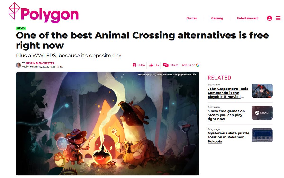 Saved You A Click Video Games tweet media