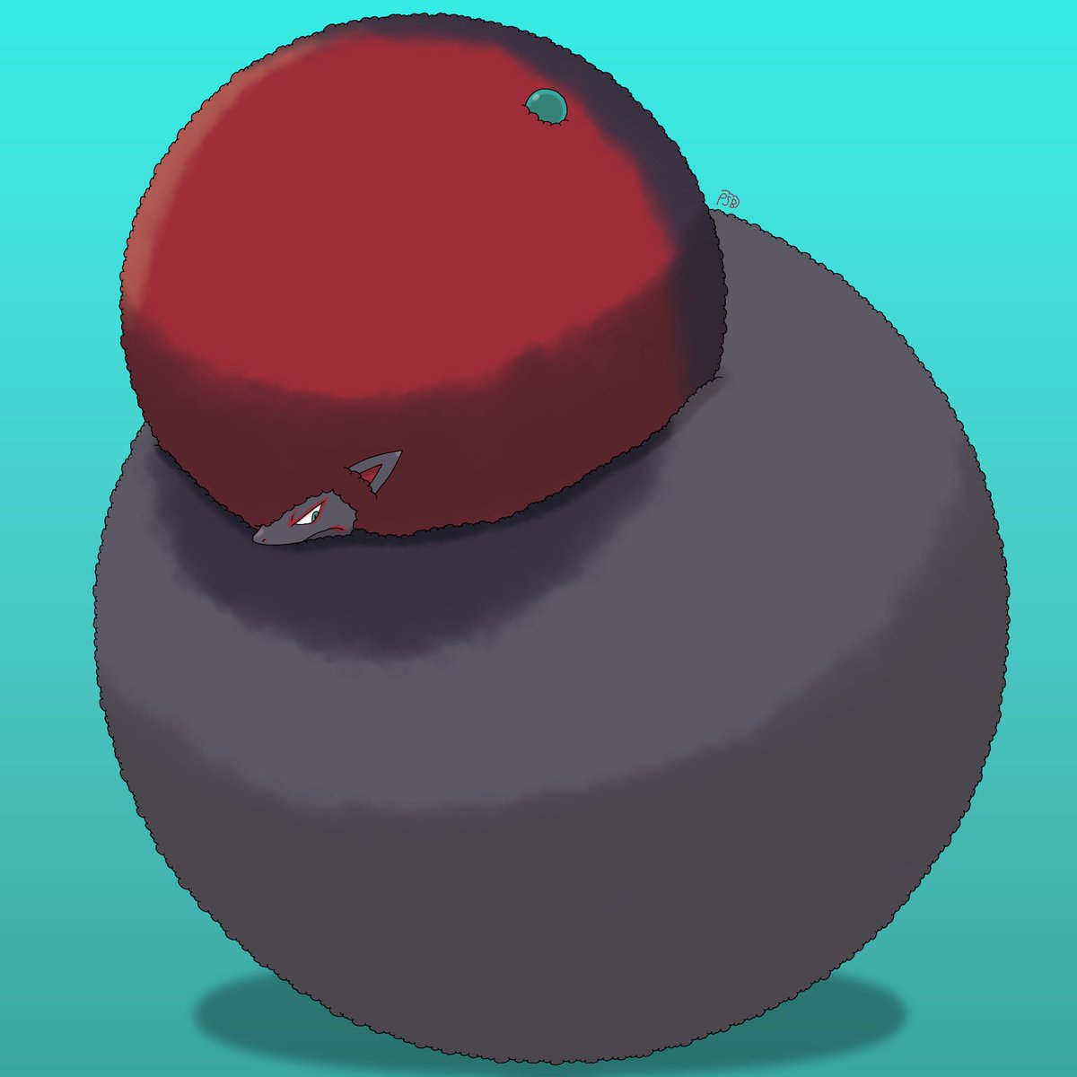 Zoroark Afro Daruma (Pokemon)

#Pokemon