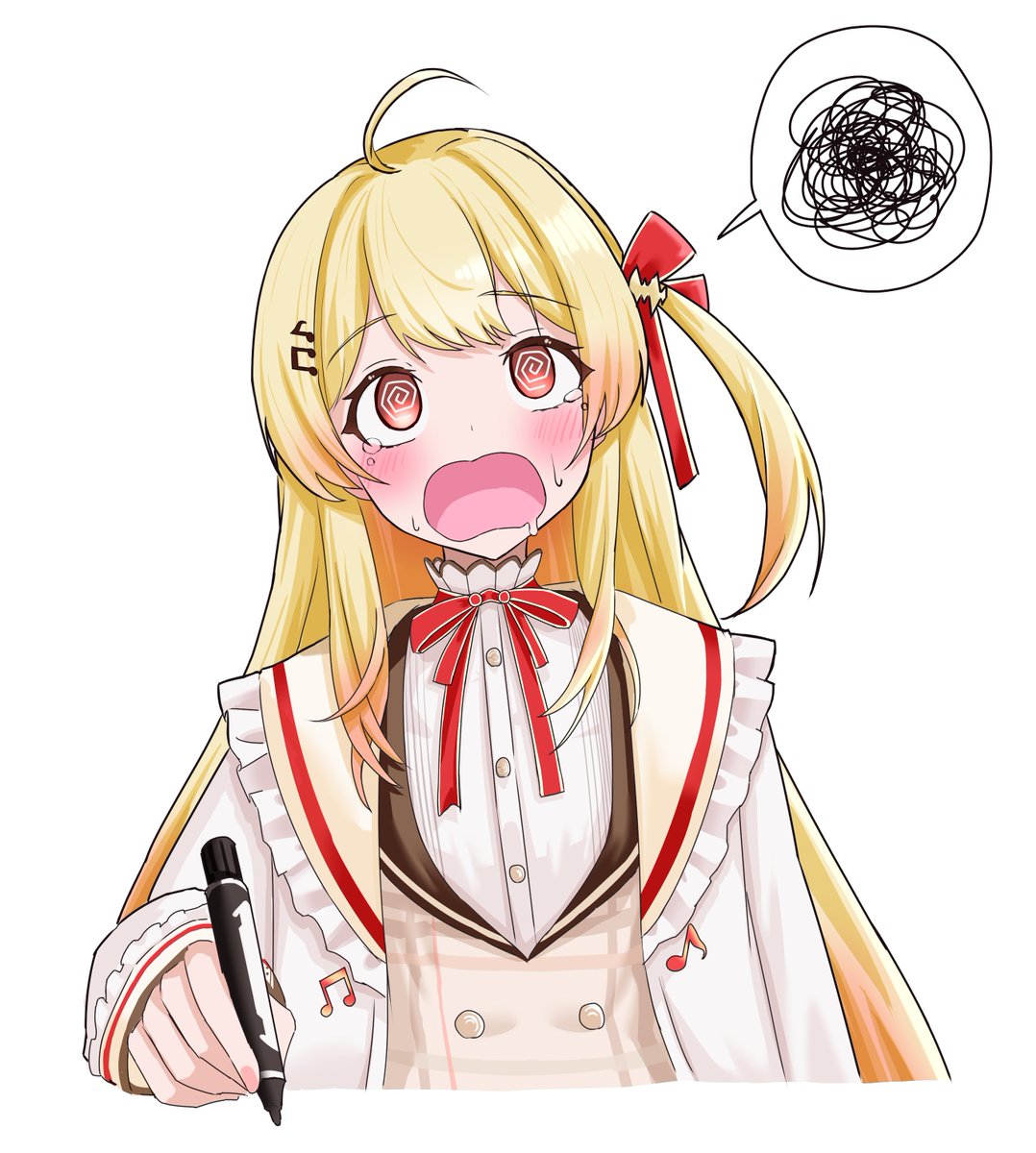 忙しくてフリーズしてる奏ちゃんです。
#Artnose