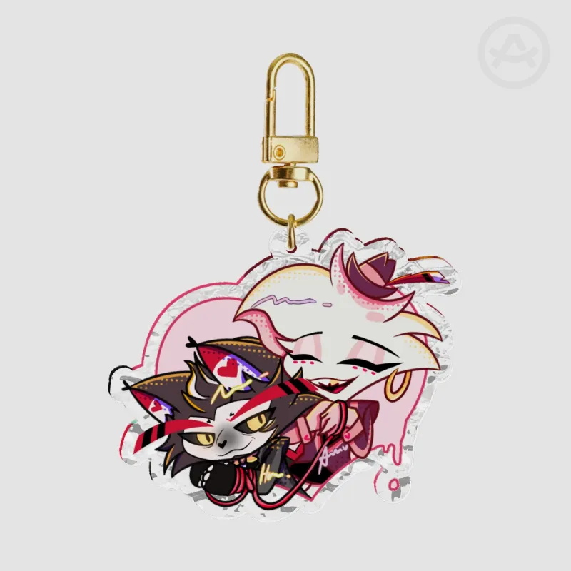 kamiidust_'s tweet photo. Huskerdust Overlords Ripple Acrylic Keychains!!
You can still get your huskerdust Overlords keychain in my online shop!!
https://t.co/YlgvErHsCD
#huskerdust #overlords #angeldust #husk #hazbinhotel https://t.co/tXfXBrcE3u
