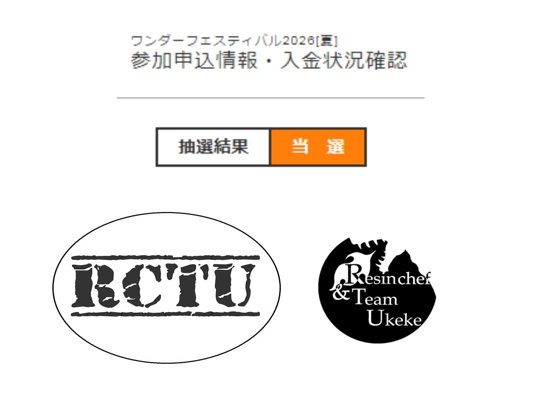 レジンシェフとうけけ団・TIKI tweet media