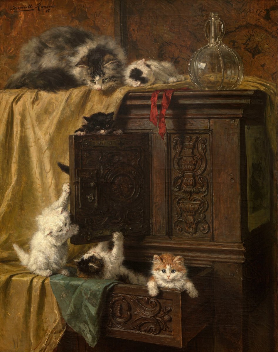 SamiaKhudish's tweet photo. سلوكٌ سيئ
Henriette Ronner Knip https://t.co/5NM47oBHl1