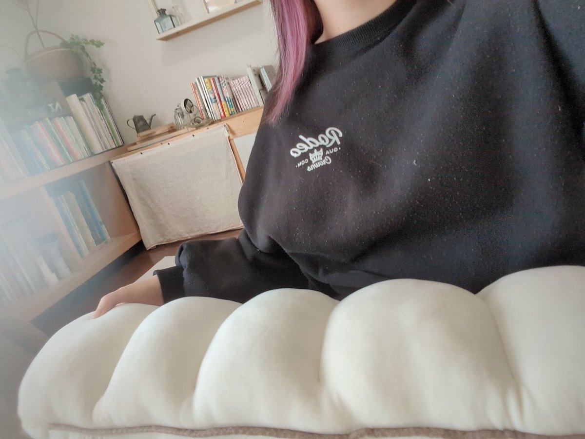 ruatin37's tweet photo. 久しぶりのオフショ
もらった唐揚げ棒クッションとちぎりパンも一緒に🤤

ヘアサロンいってきます！ https://t.co/a8cfJXz3G1