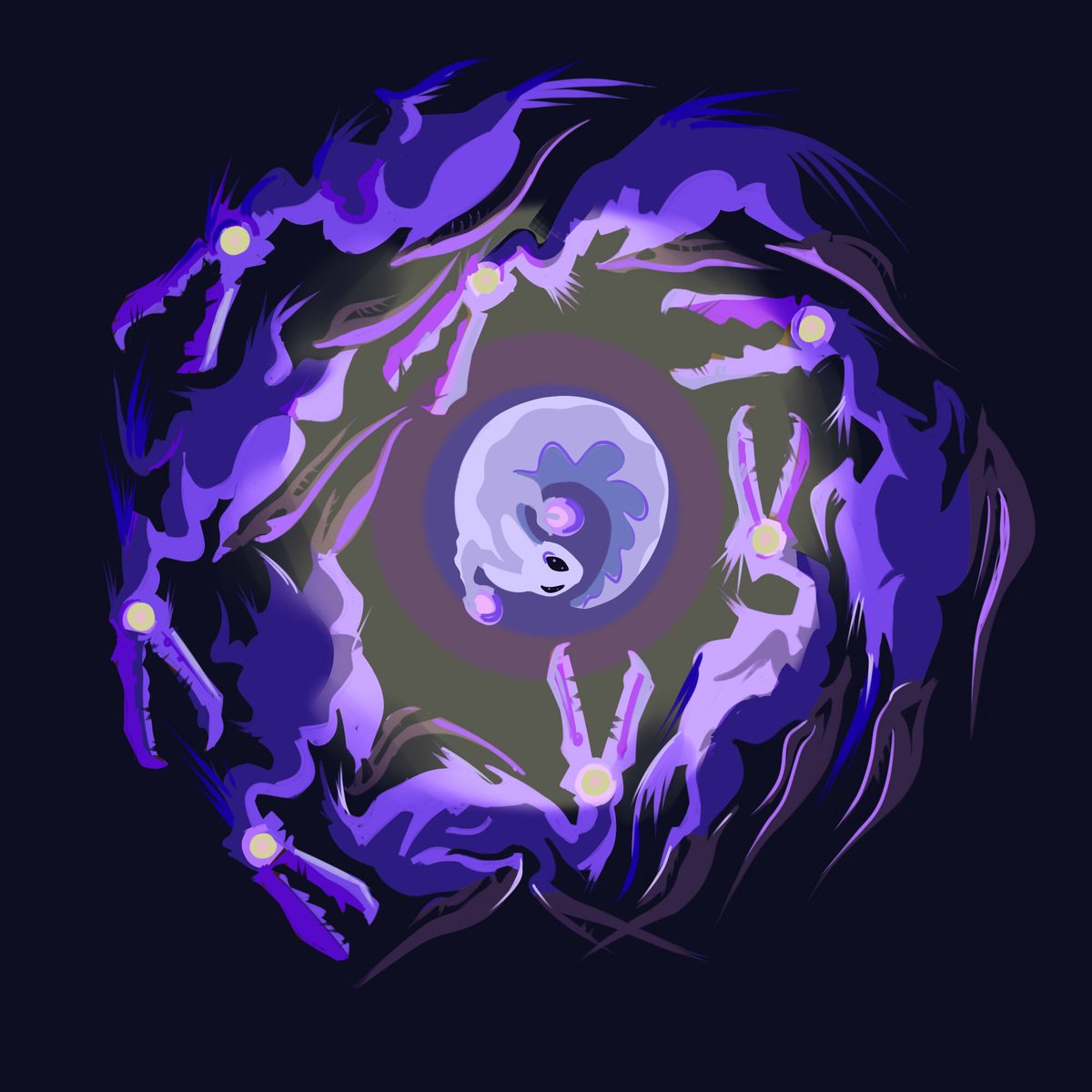 #RWArtMonth #Rainworld #Slugcat #rainworldart 
Day 14 - Scissorbird