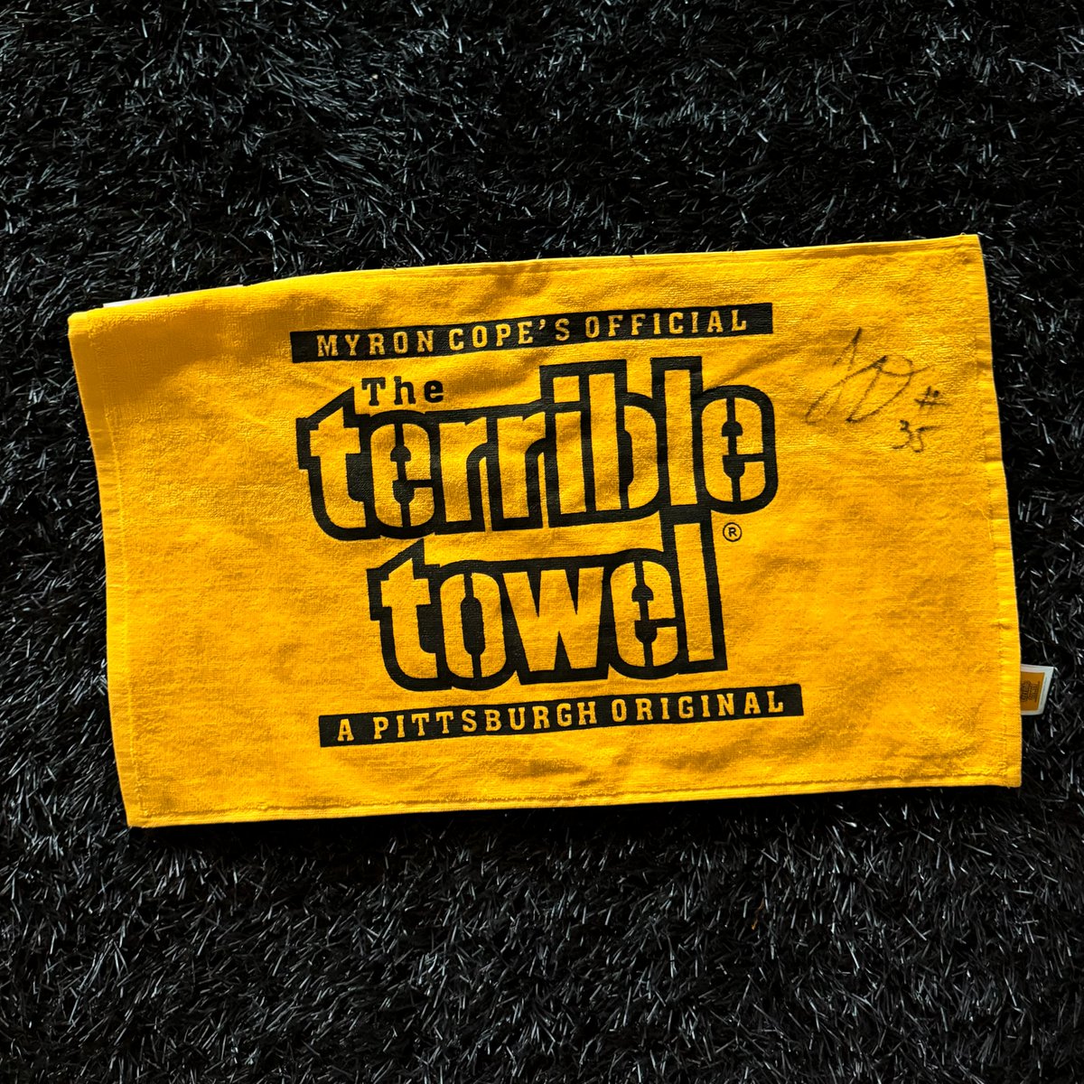 Who wants this Jamel Dean signed Terrible Towel?

RP for your chance to win!