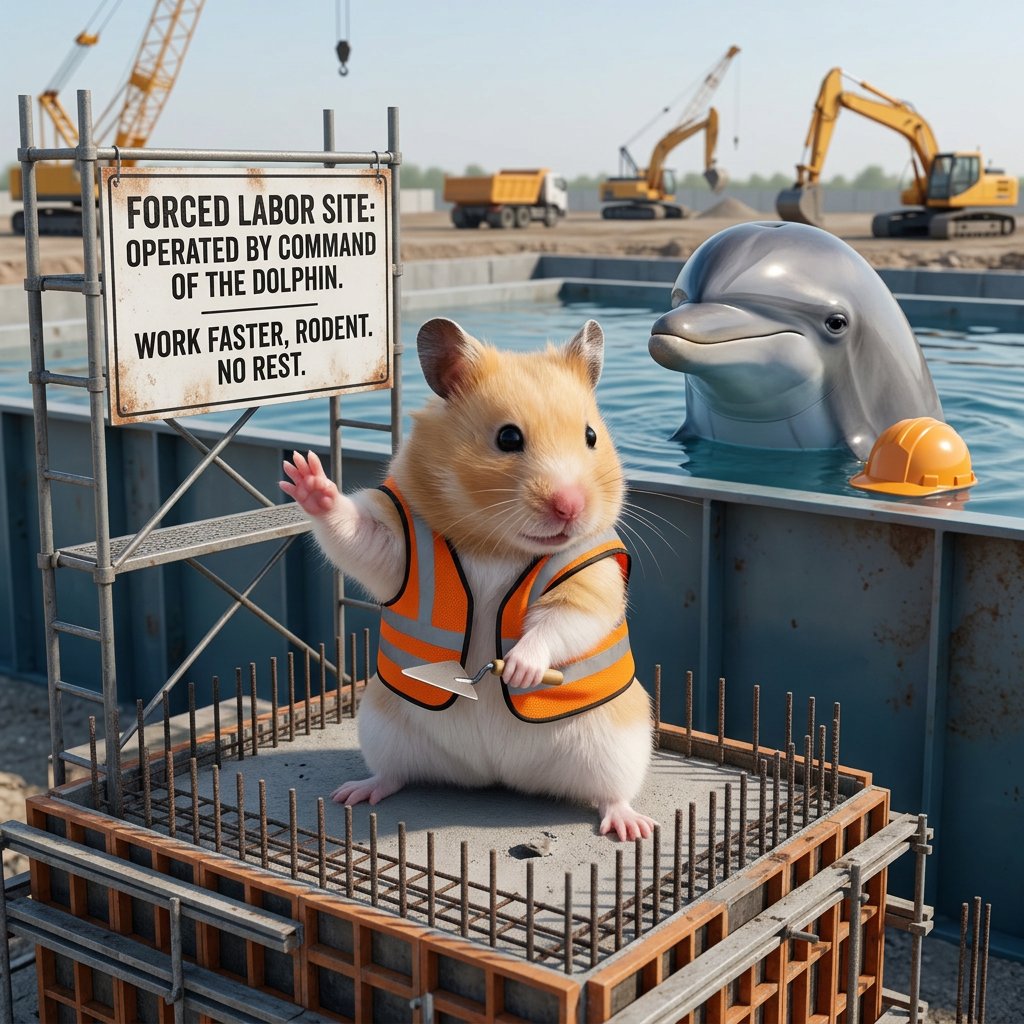 Ran into Gerald the Dolphin and now I am forced to built an underwater city