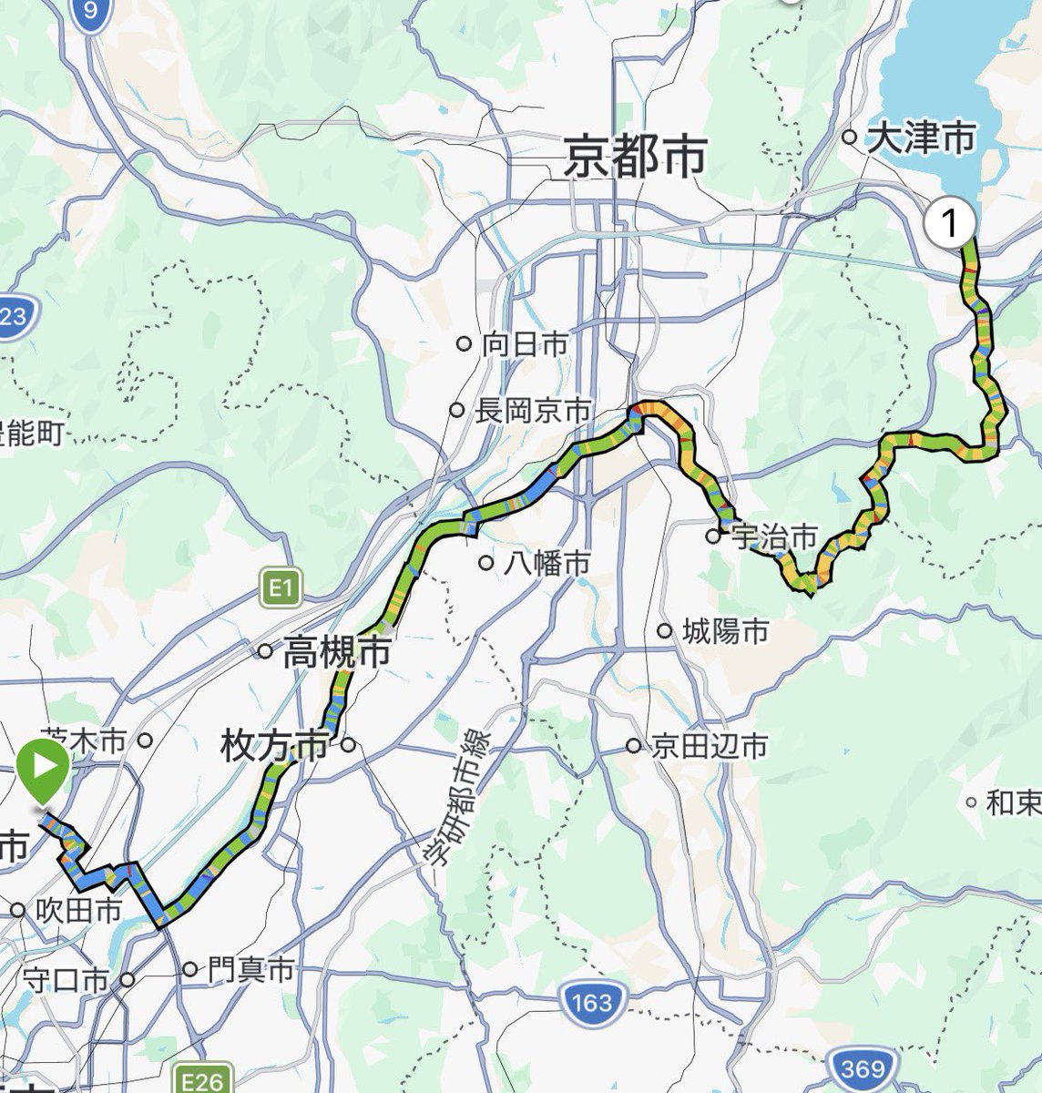 kanzakisenri's tweet image. 出勤前に琵琶湖を見に行くだけのライド。

最低気温が4℃で止まってくれるので気持ちよく早朝ライドできますね。

#カンザキ千里店 #FELT #ロングライド