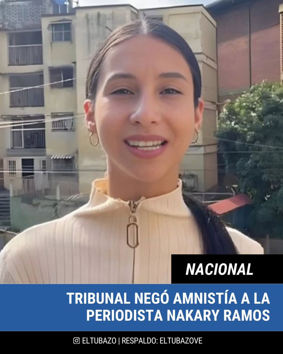 El tribunal que lleva la causa de la periodista Nakary Mena Ramos rechazó la solicitud de amnistía presentada a su favor, pese a la entrada en vigor de la Ley de Amnistía para la Convivencia Democrática. La decisión ha sido denunciada por organizaciones gremiales y de derechos