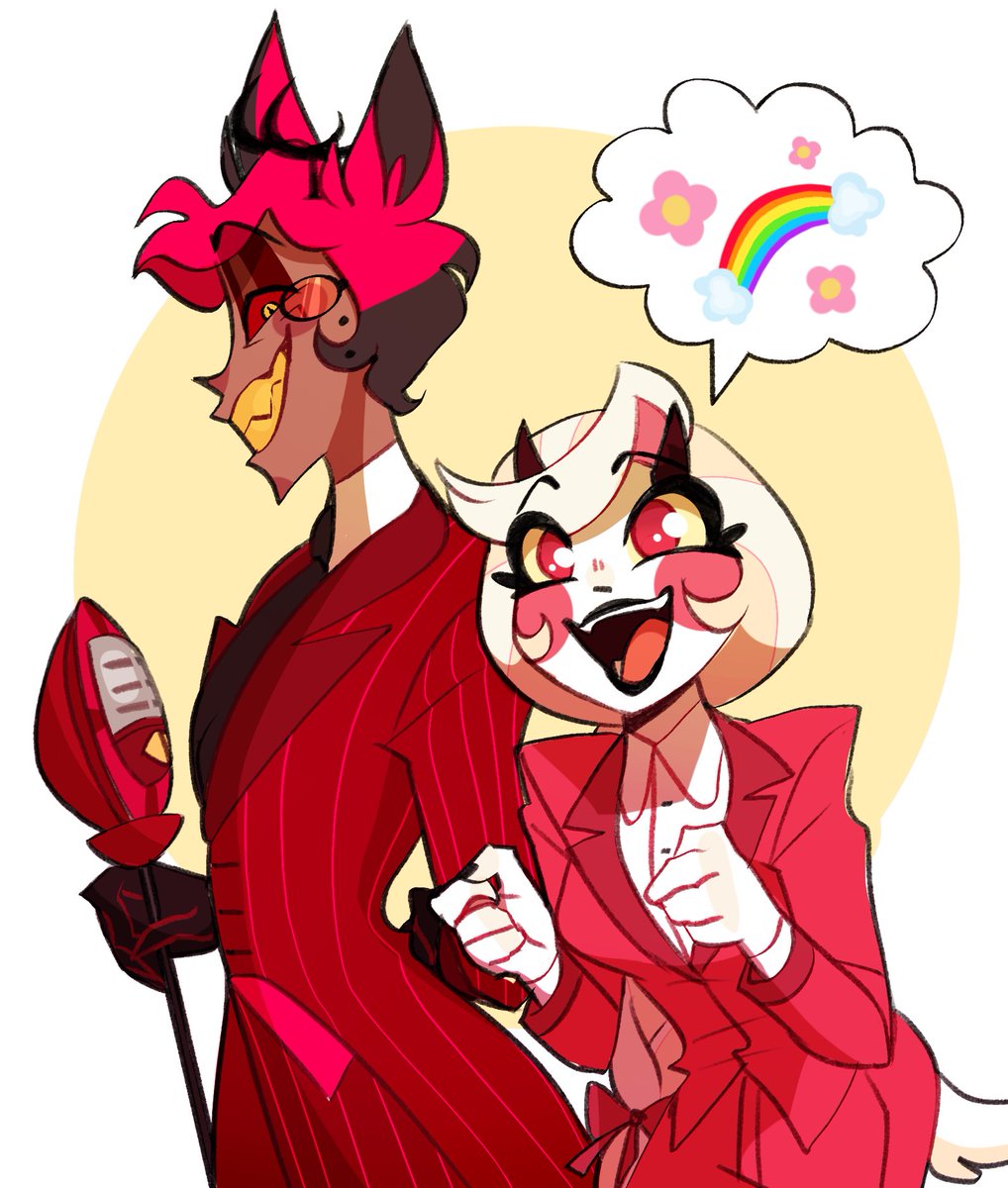 dweeblley's tweet image. I’m 21 now 🤓

#hazbinhotel #charliemorningstar #alastor