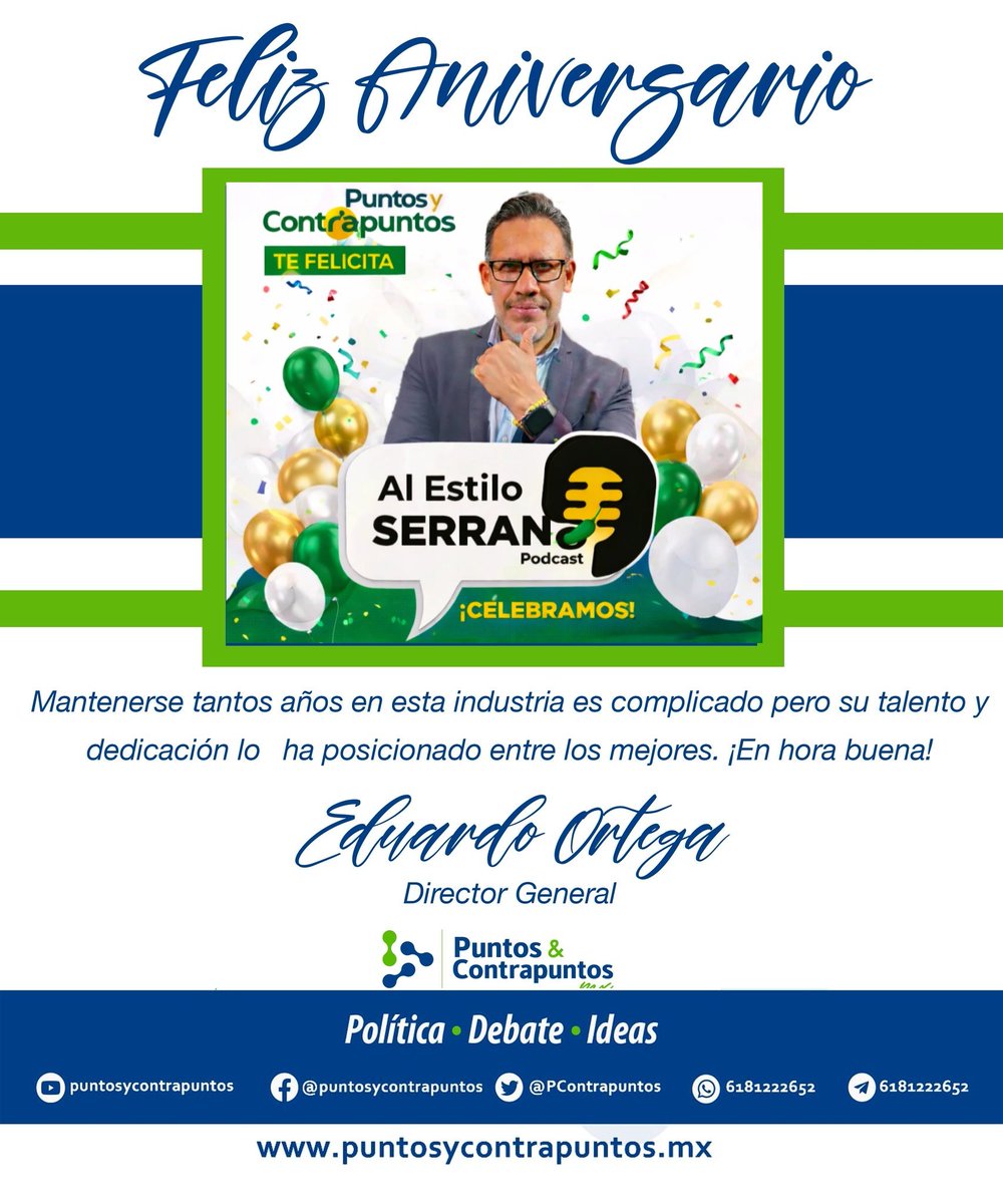 Puntos & Contrapuntos tweet media