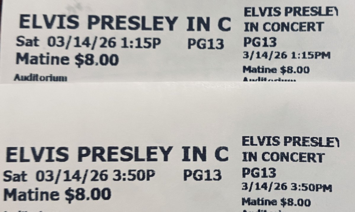 ElvisRose_'s tweet image. I had an epic afternoon... 
An #EPiCMovie double feature! 

Yep, that's right... this film is so freaking 
good that I saw it then immediately saw it again. 

#Elvis is an enduring force. 

This film shows us how the man is actually even more amazing than his myth.