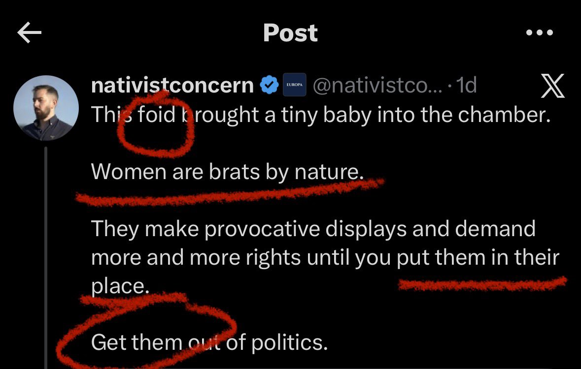 faveexgf's tweet photo. @UtdWeStand1776 @calvinbarr15 @nativistconcern so you’re saying this isn’t hating women hahaha https://t.co/VzTrc2h6SY