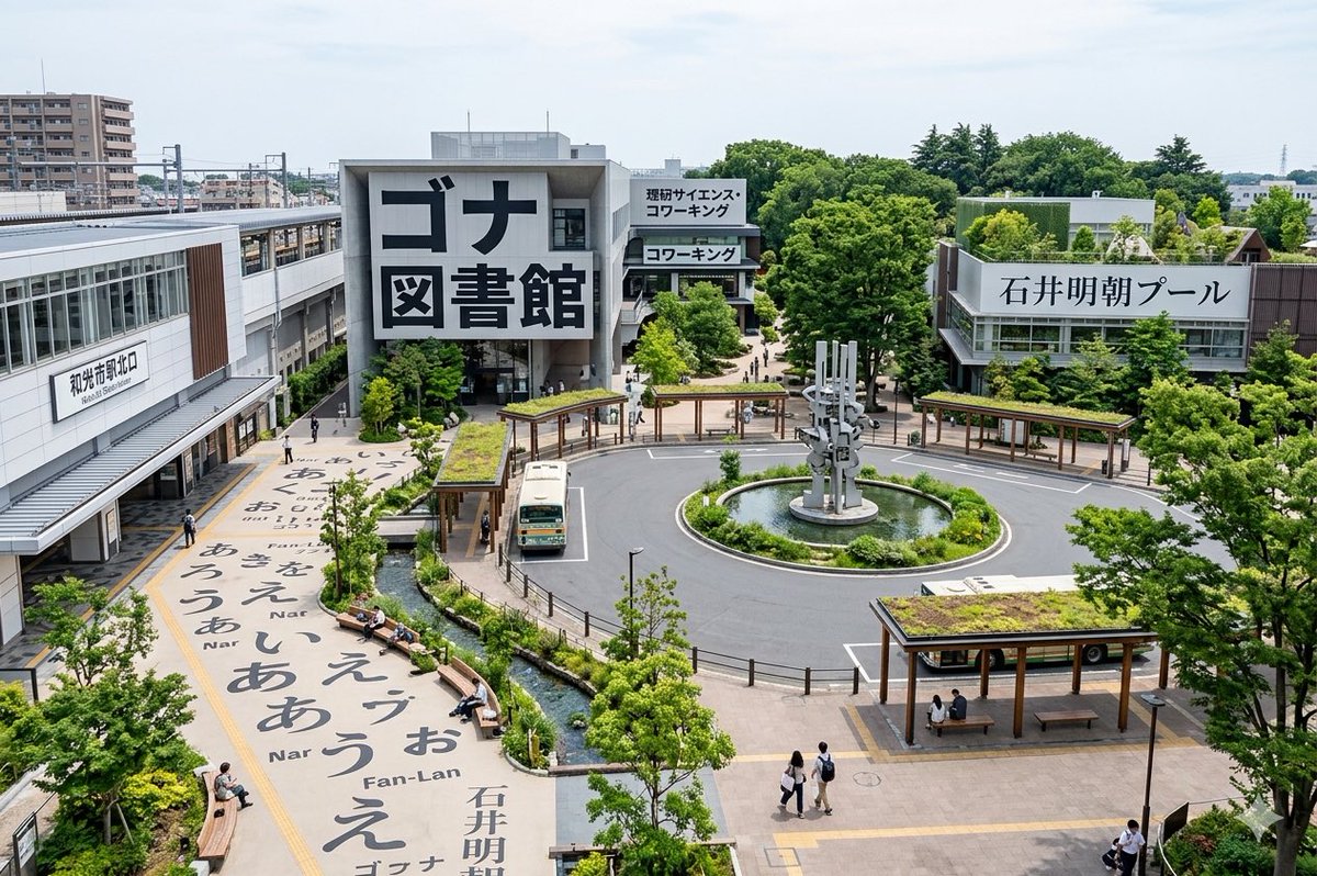 inokenwako's tweet photo. 和光市は世界に誇るフォントメーカー「写研」のお膝元

「何処にでもある駅前」から「◯◯だからこその和光市」というブランディングが必要な気がします

#和光市　#写研 https://t.co/dddcQlYUfS